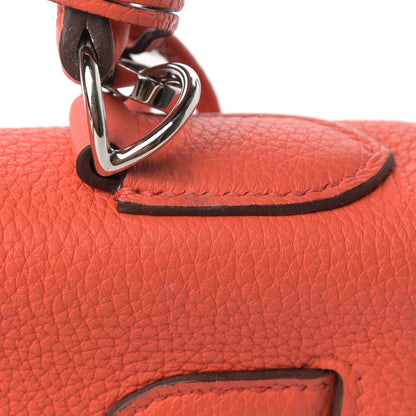 Hermes Togo Kelly Retourne 28 Poppy Orange 16 of 22