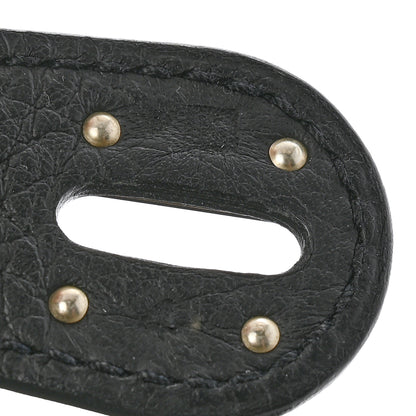 Hermes Taurillon Clemence Lindy 30 Black 7 of 12