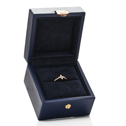 Louis Vuitton 18K Pink Gold Diamond Idylle Blossom Single Ring 53 6.5 5 of 5