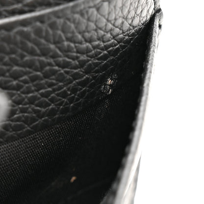 Christian Dior X SHAWN STUSSY Grained Calfskin Bee Card Holder Black 9 of 11