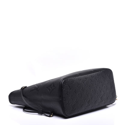 Louis Vuitton Empreinte Monogram Giant Neverfull MM Black 4 of 8