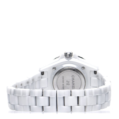 Chanel Stainless Steel Ceramic 33mm J12 Phantom Quartz Watch White 3 of 5