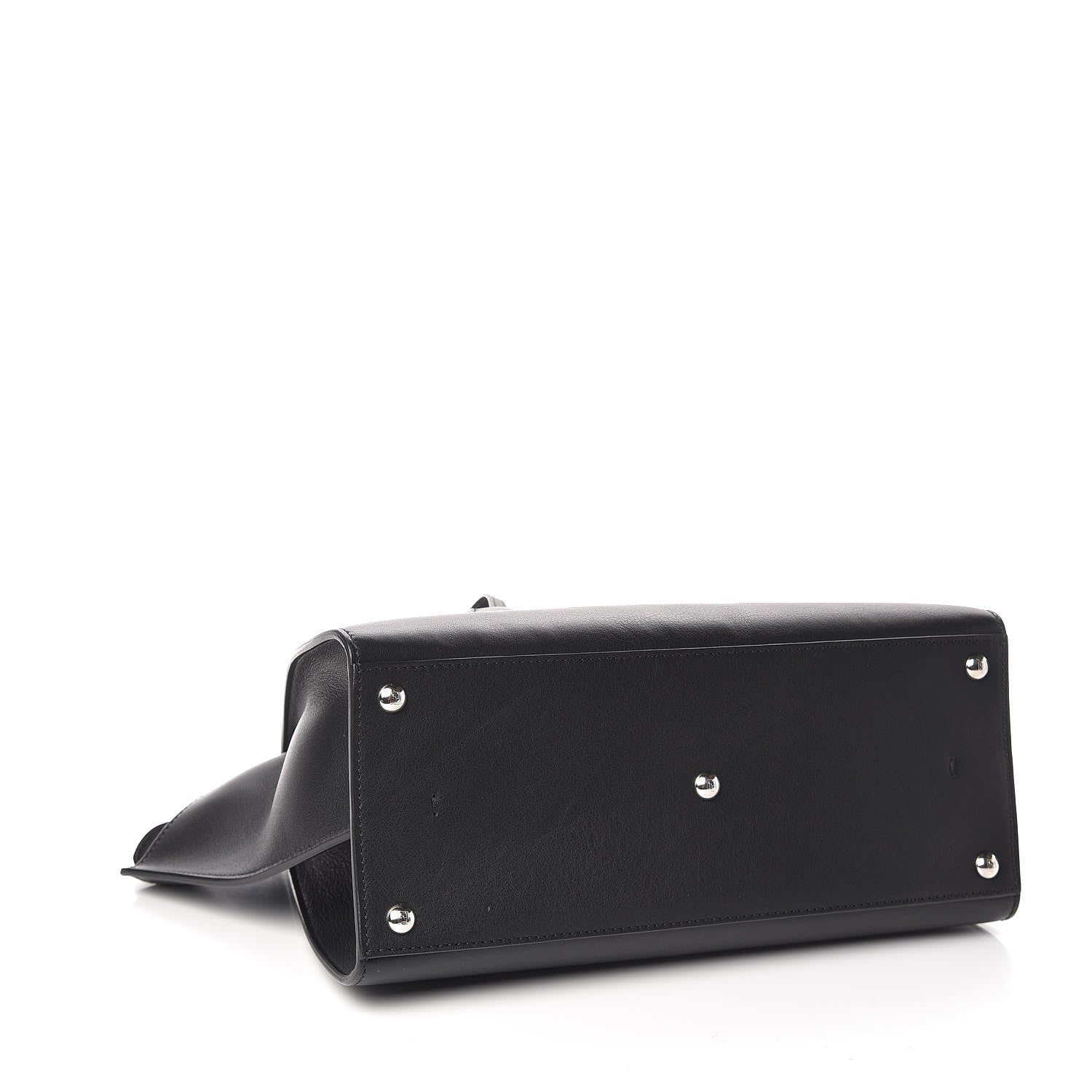 Fendi Vitello Dolce Petite 3jours Tote Black 4 of 10