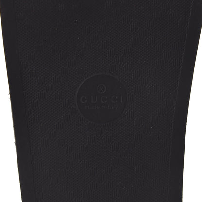 Gucci GG Supreme Monogram Angry Cat Slide Sandals 38 Black Multicolor 6 of 6