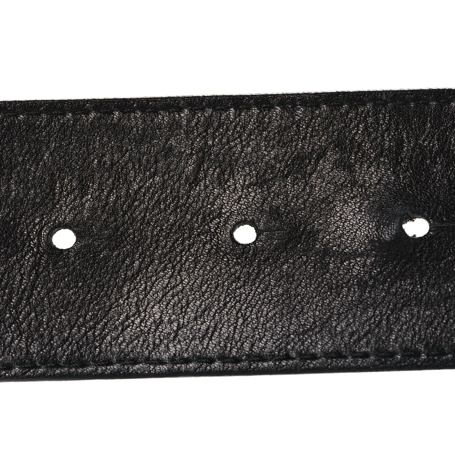 Christian Dior Calfskin Stitched CD Belt 85 34 Black 4 of 6