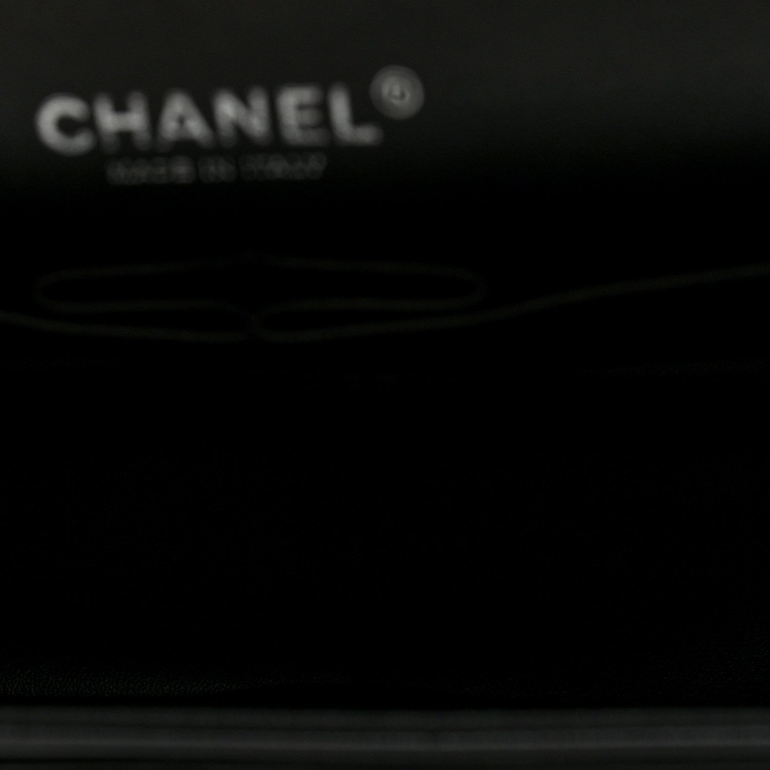 Chanel Lambskin Chevron Quilted Jumbo Double Flap  So Black 5 of 10