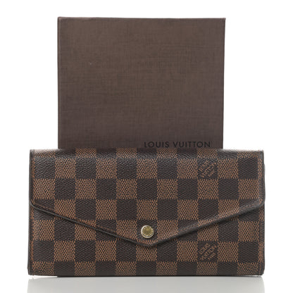 Louis Vuitton Damier Ebene Sarah Wallet NM 12 of 12
