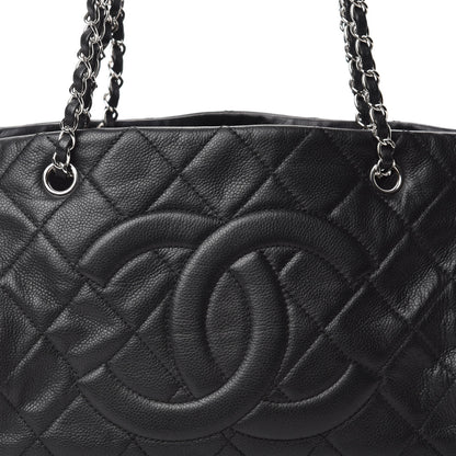 Chanel Caviar Quilted CC Timeless Soft Tote Black 17 of 17