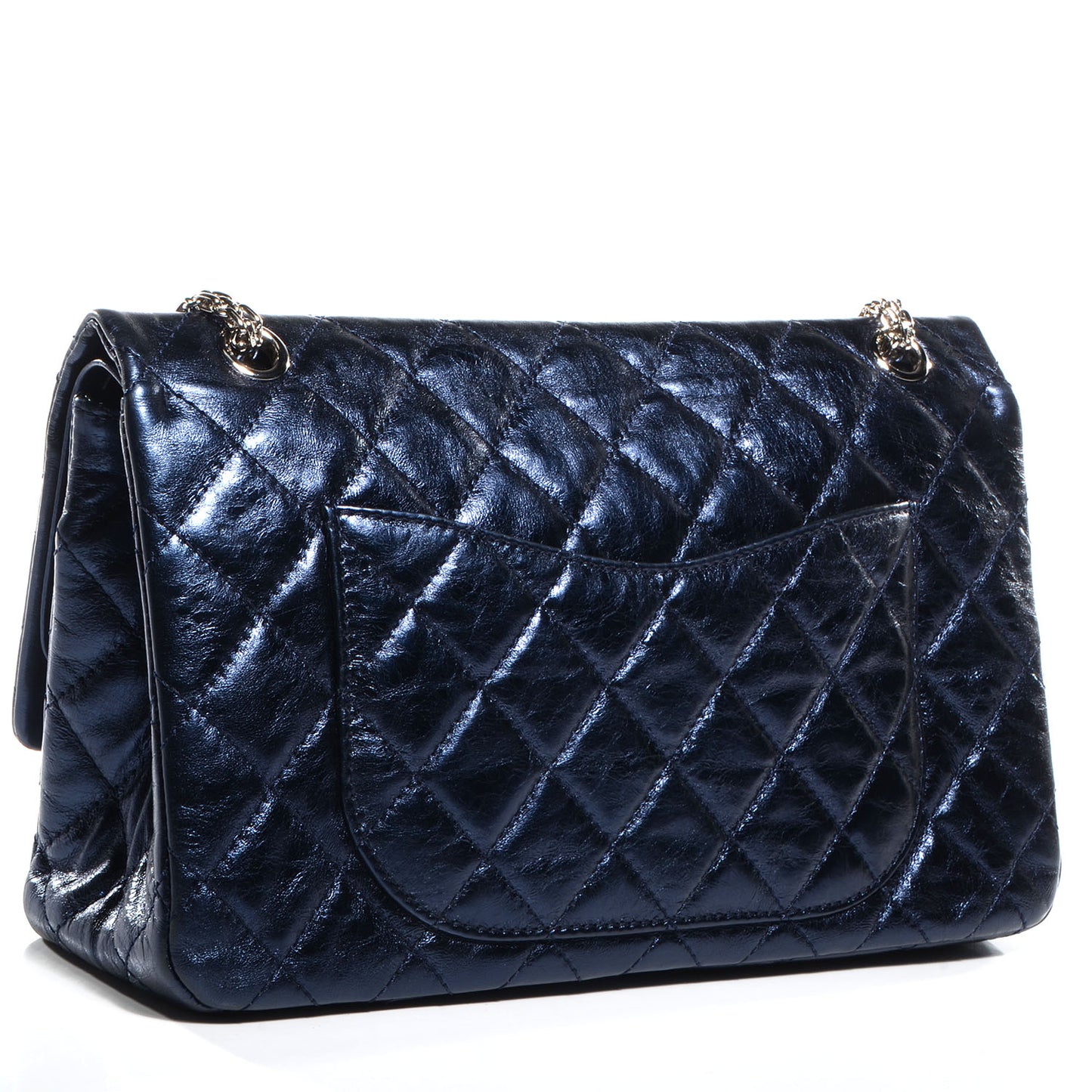 Calfskin 2.55 Reissue 226 Flap Metallic Blue