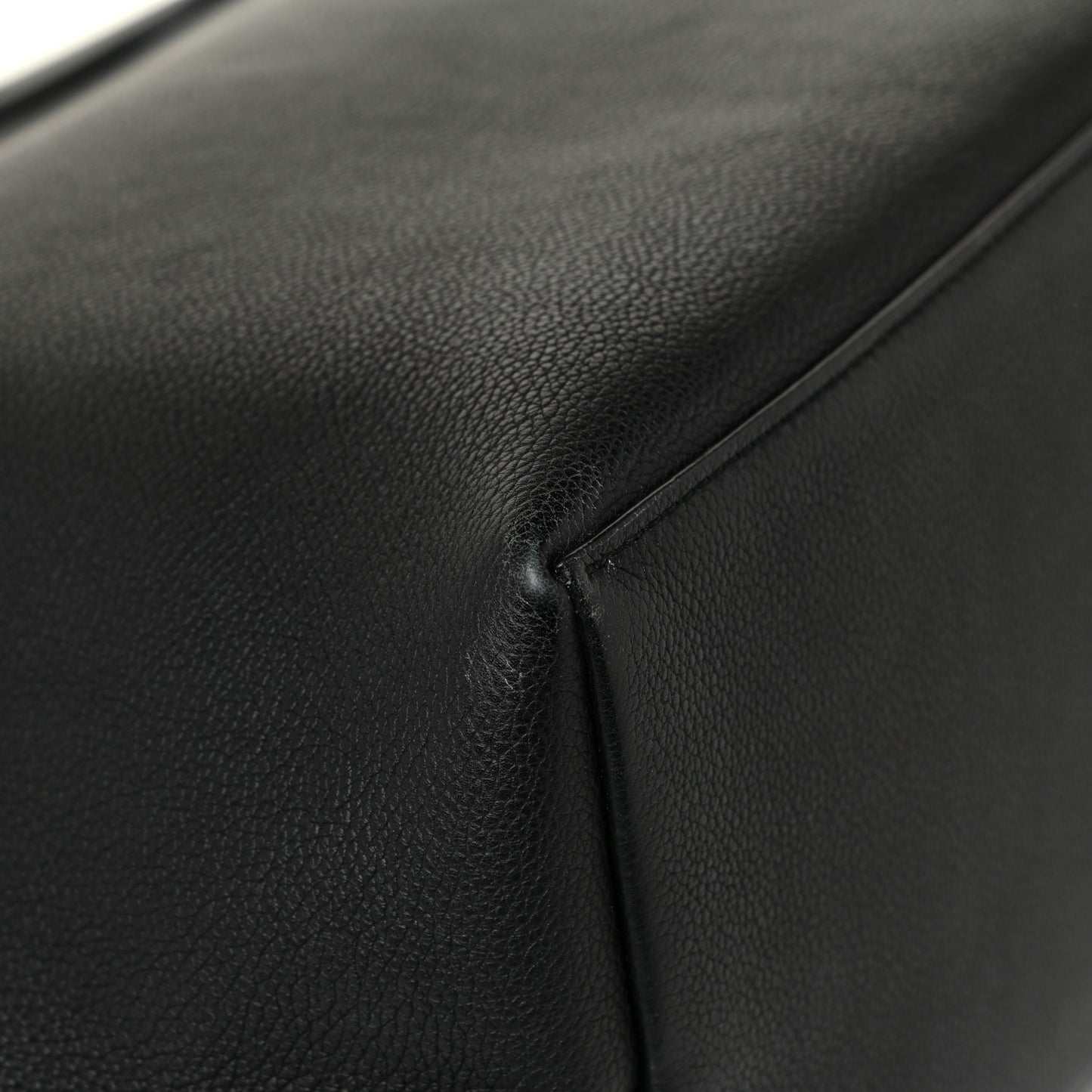 Calfskin Lockme Go Tote Black