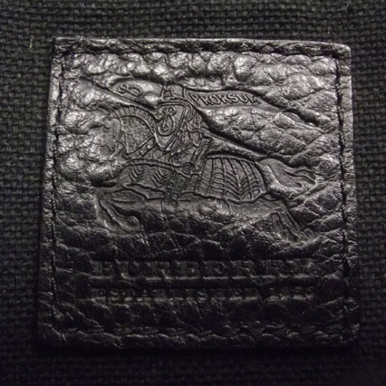 Burberry Prorsum Textured Leather Crossbody Bag Black 8 of 10