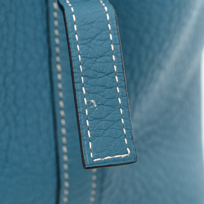 Hermes Taurillon Clemence Picotin 18 PM Blue Jean 11 of 11