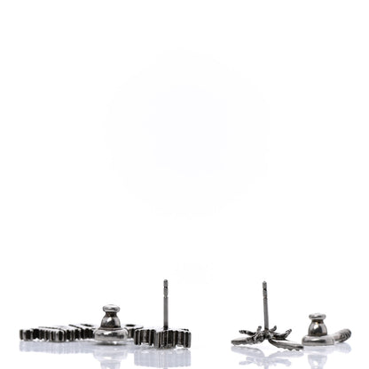 Christian Dior Palladium Crystal J'adior Earrings 3 of 5