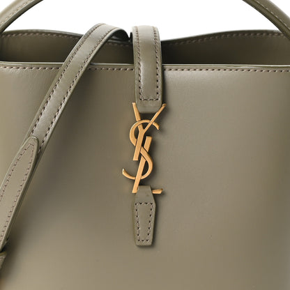 Saint Laurent Shiny Calfskin Le 37 Mini Bucket Bag Strong Moss 8 of 11