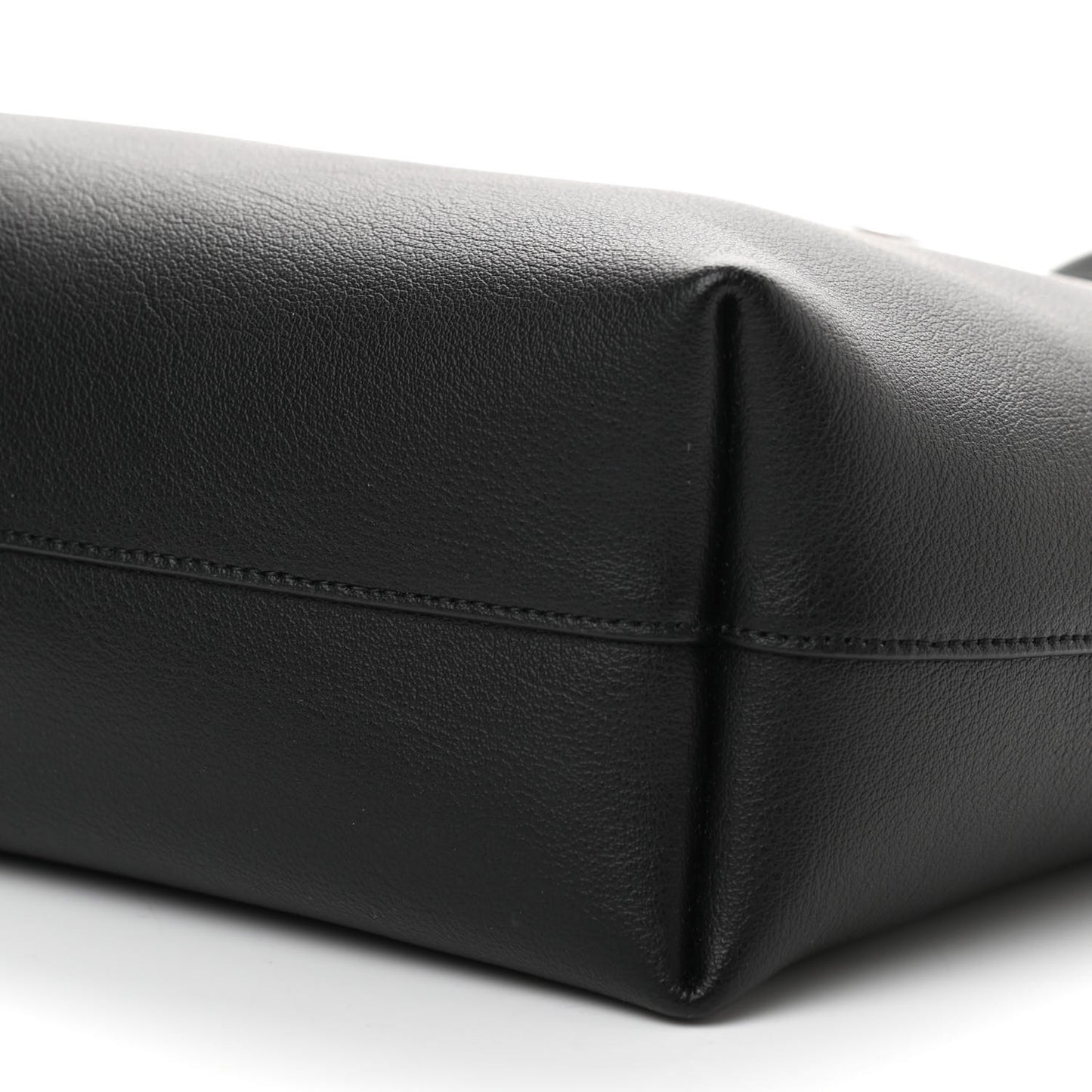 Calfskin North-South Shopping Tote Black