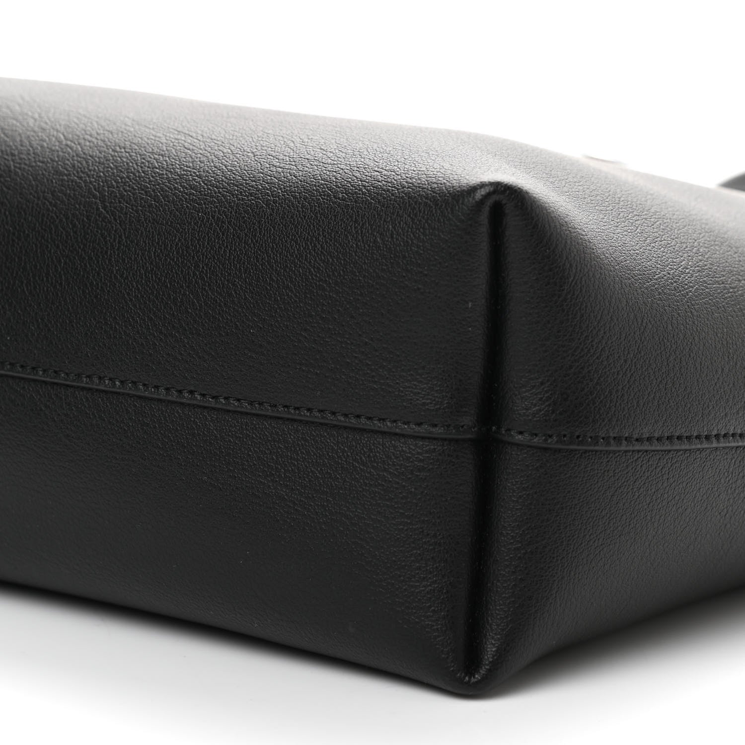 Saint Laurent Calfskin North-South Shopping Tote Black 10 of 10