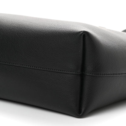 Saint Laurent Calfskin North-South Shopping Tote Black 10 of 10