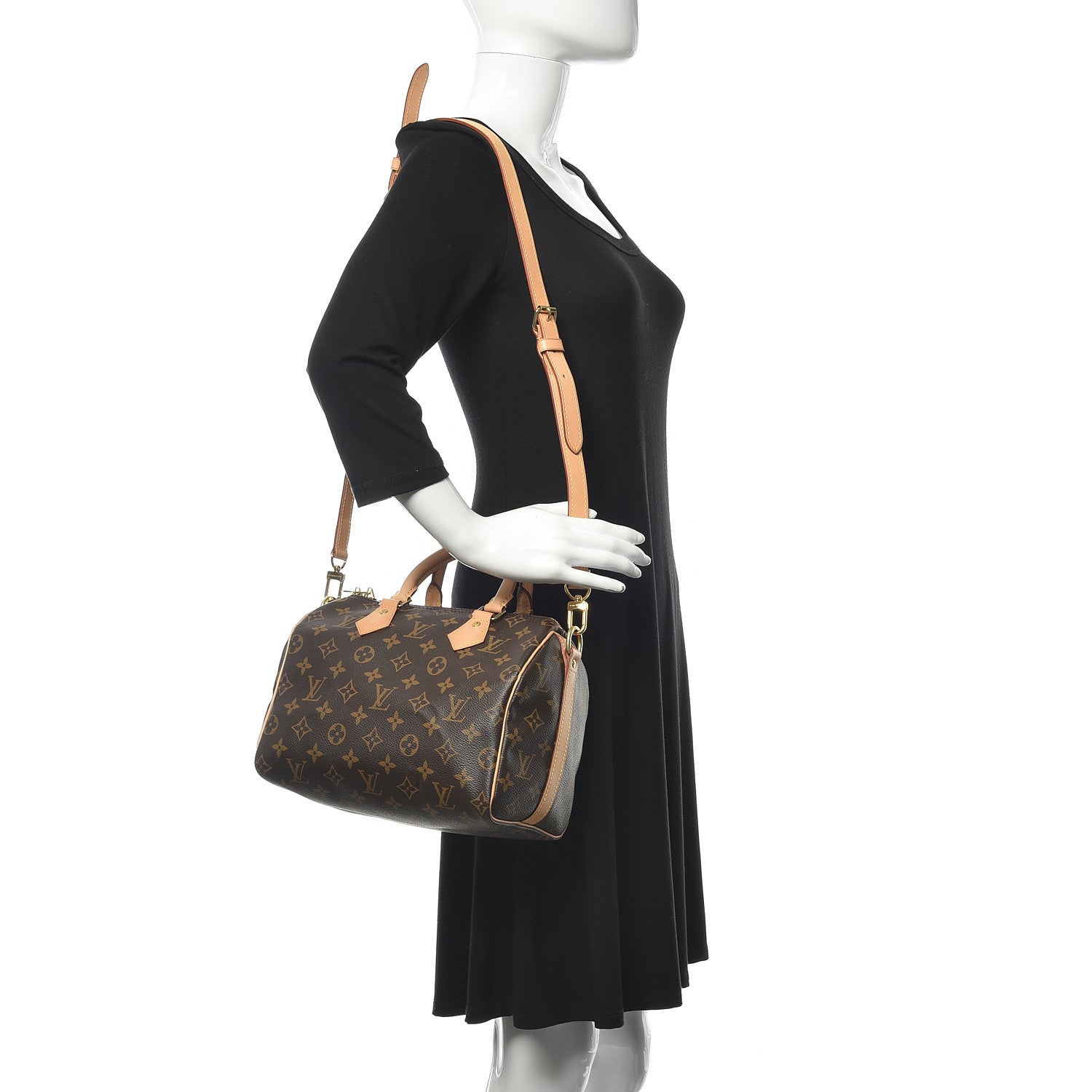 Louis Vuitton Monogram Speedy Bandouliere 25 2 of 14