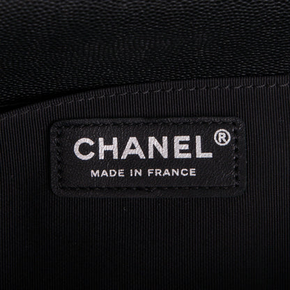 Chanel Caviar Quilted Medium Boy Flap Black 7 of 8
