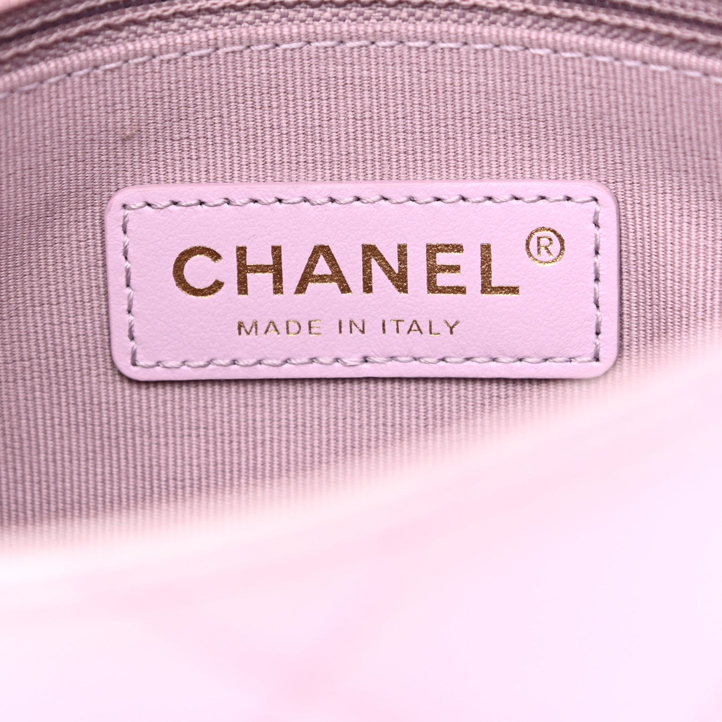 Iridescent Caviar Quilted Mini My Perfect Flap Pink