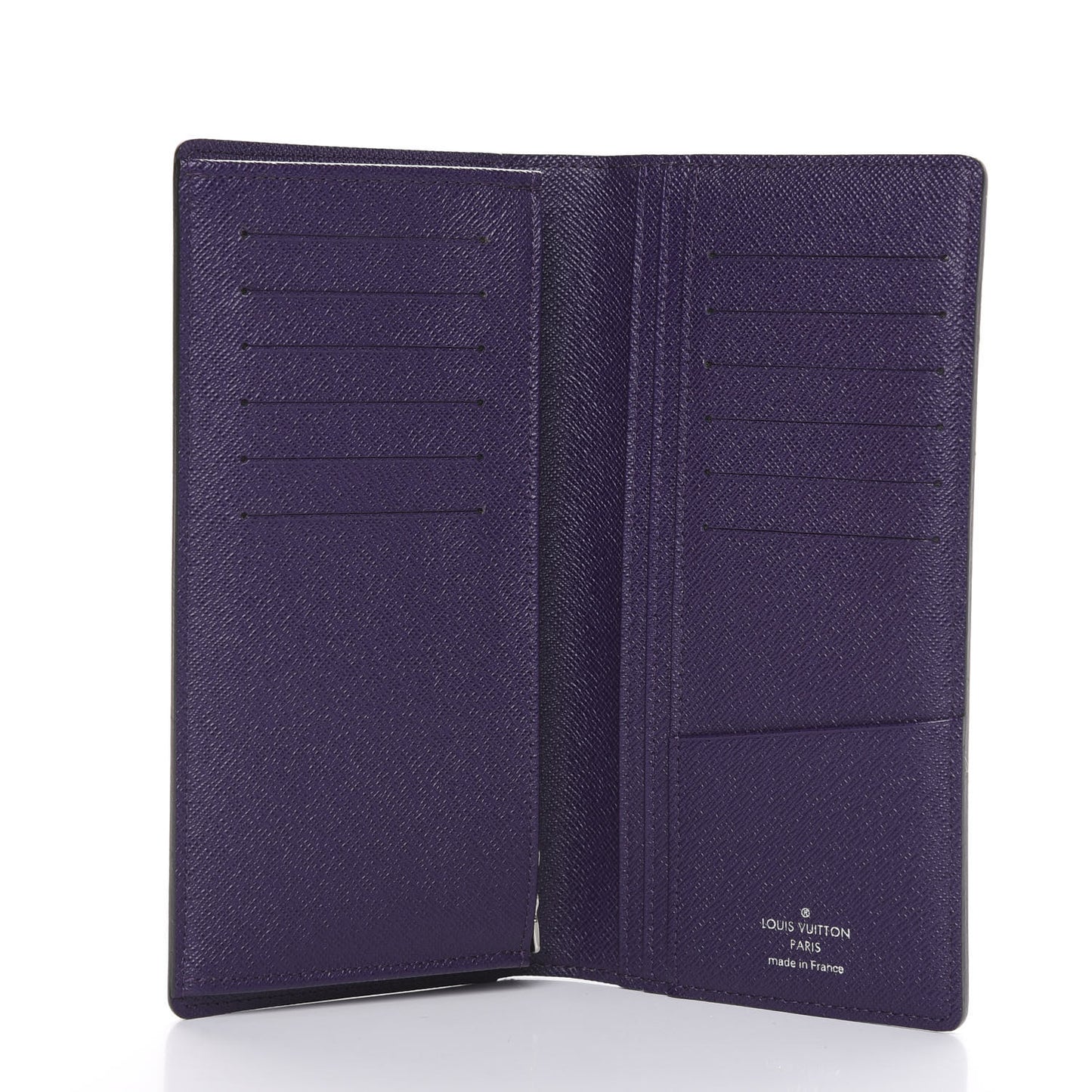 Damier Graphite My LV Heritage Brazza Wallet Raisin Violet