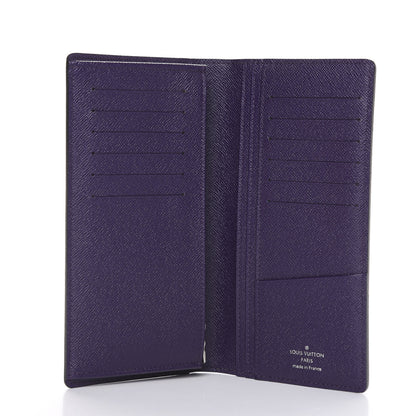 Louis Vuitton Damier Graphite My LV Heritage Brazza Wallet Raisin Violet 5 of 7