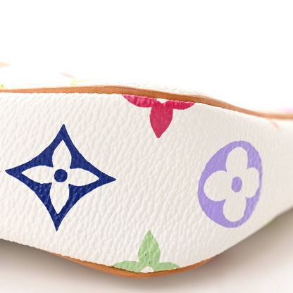 Louis Vuitton LOUIS VUITTON Monogram Multicolor Pochette Accessories White 8 of 9