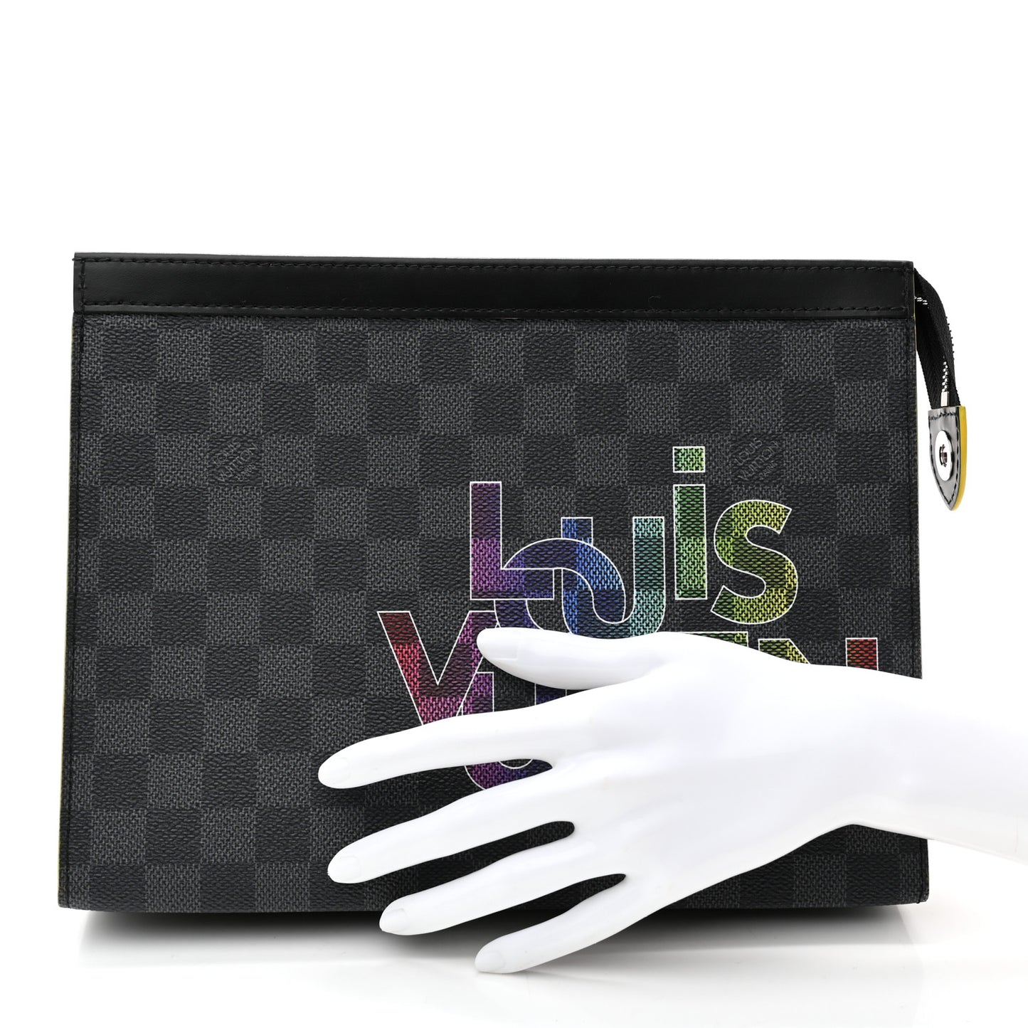 Damier Graphite Pochette Voyage MM Yellow