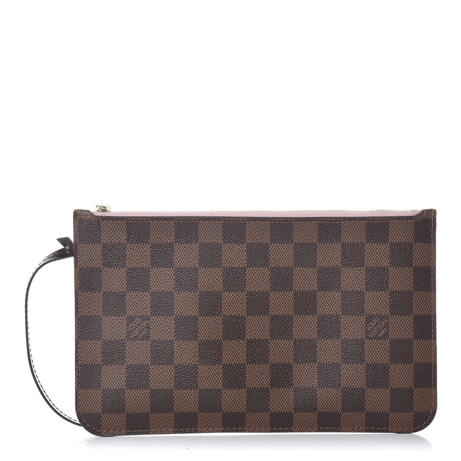 Louis Vuitton Damier Ebene Neverfull MM GM Pochette Rose Ballerine 1 of 9