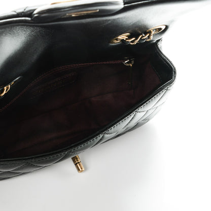 Chanel Lambskin Quilted Meat Packaged Mini Rectangular Flap Black 7 of 10