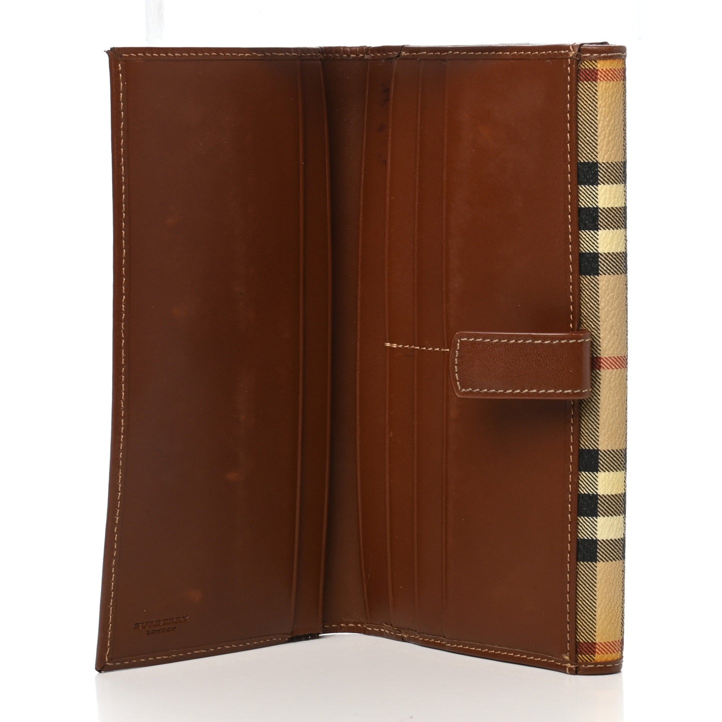 Haymarket Check Continental Wallet Brown