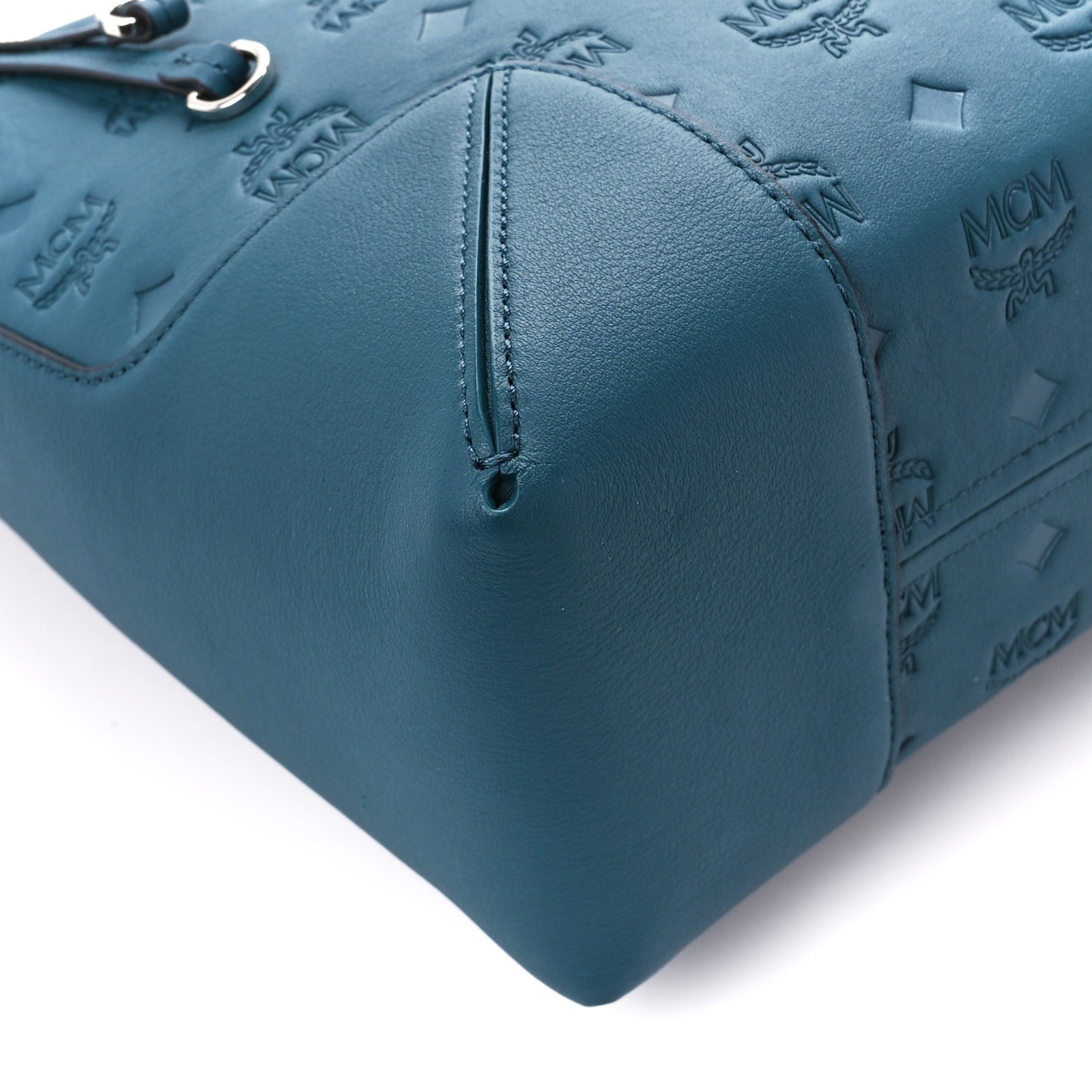 Calfskin Ottomar Monogram Medium Klara Hobo Teal