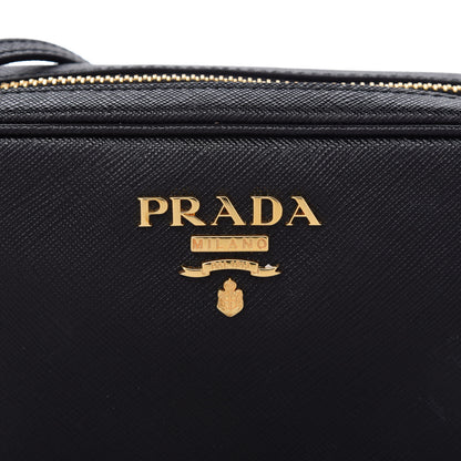 Prada Saffiano Lux Small Camera Crossbody Bag Black 10 of 10