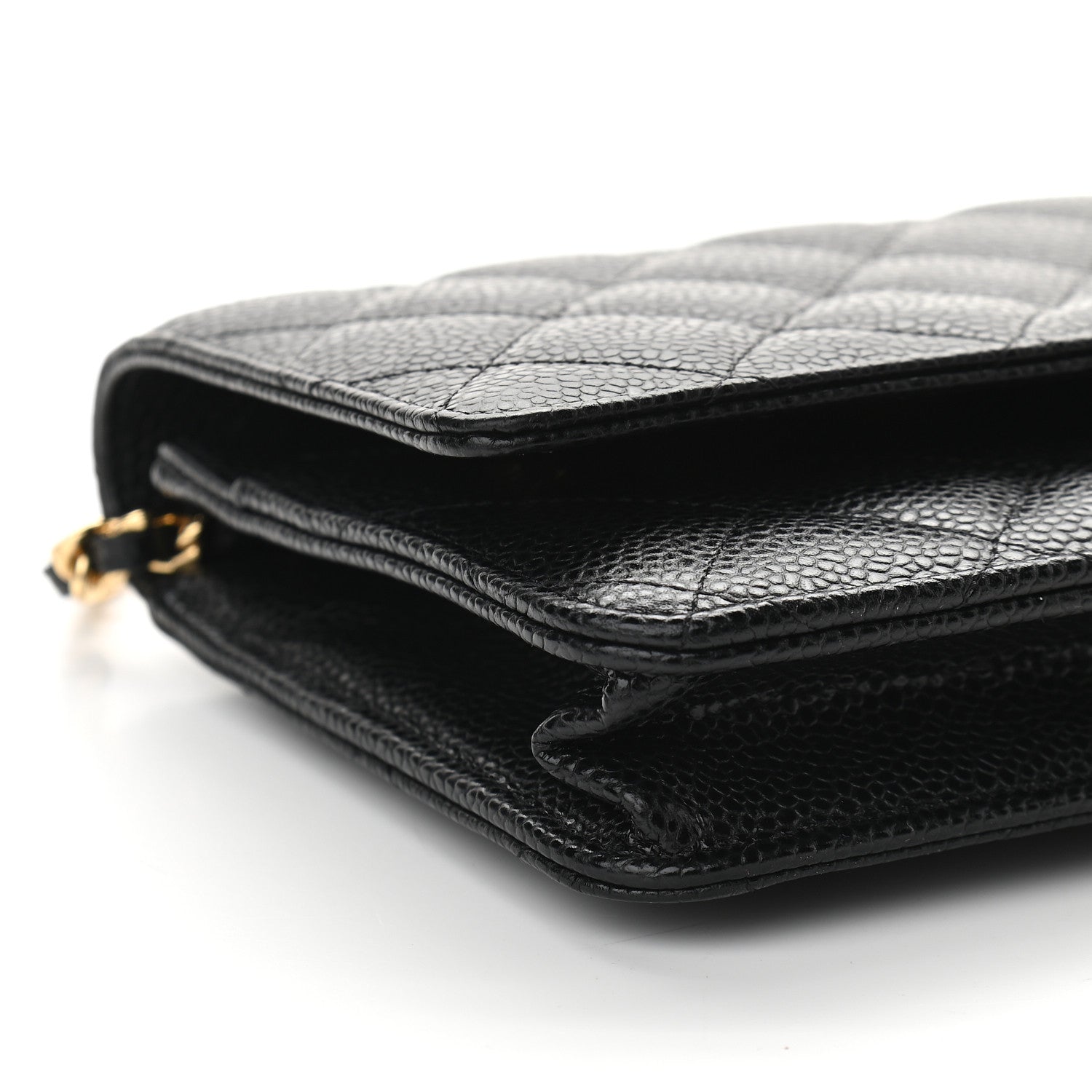 Chanel Caviar Quilted Wallet On Chain WOC Black 9 of 10