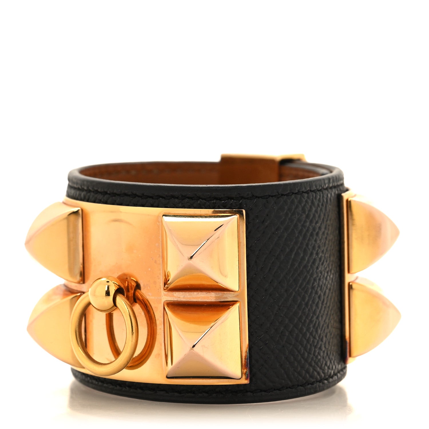 Hermes Epsom Collier de Chien CDC Bracelet S Black 1 of 5