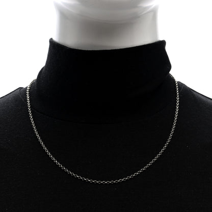 Gucci Sterling Silver Classic Chain Necklace 2 of 4