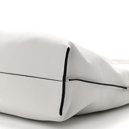 Loewe Calfskin Small Flamenco Knot Bag White 7 of 7