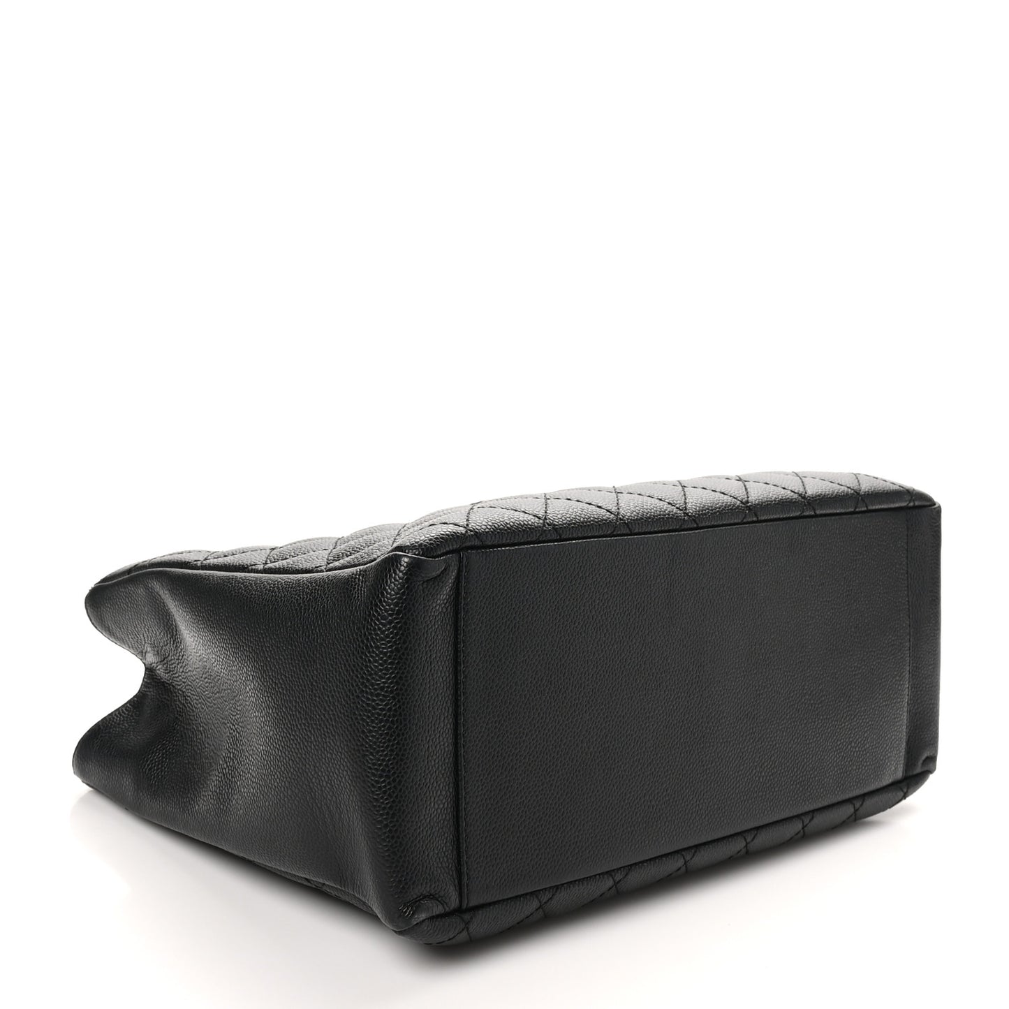 Caviar Quilted Grand Shopping Tote GST Black