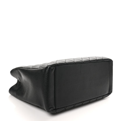 Chanel Caviar Quilted Grand Shopping Tote GST Black 4 of 10