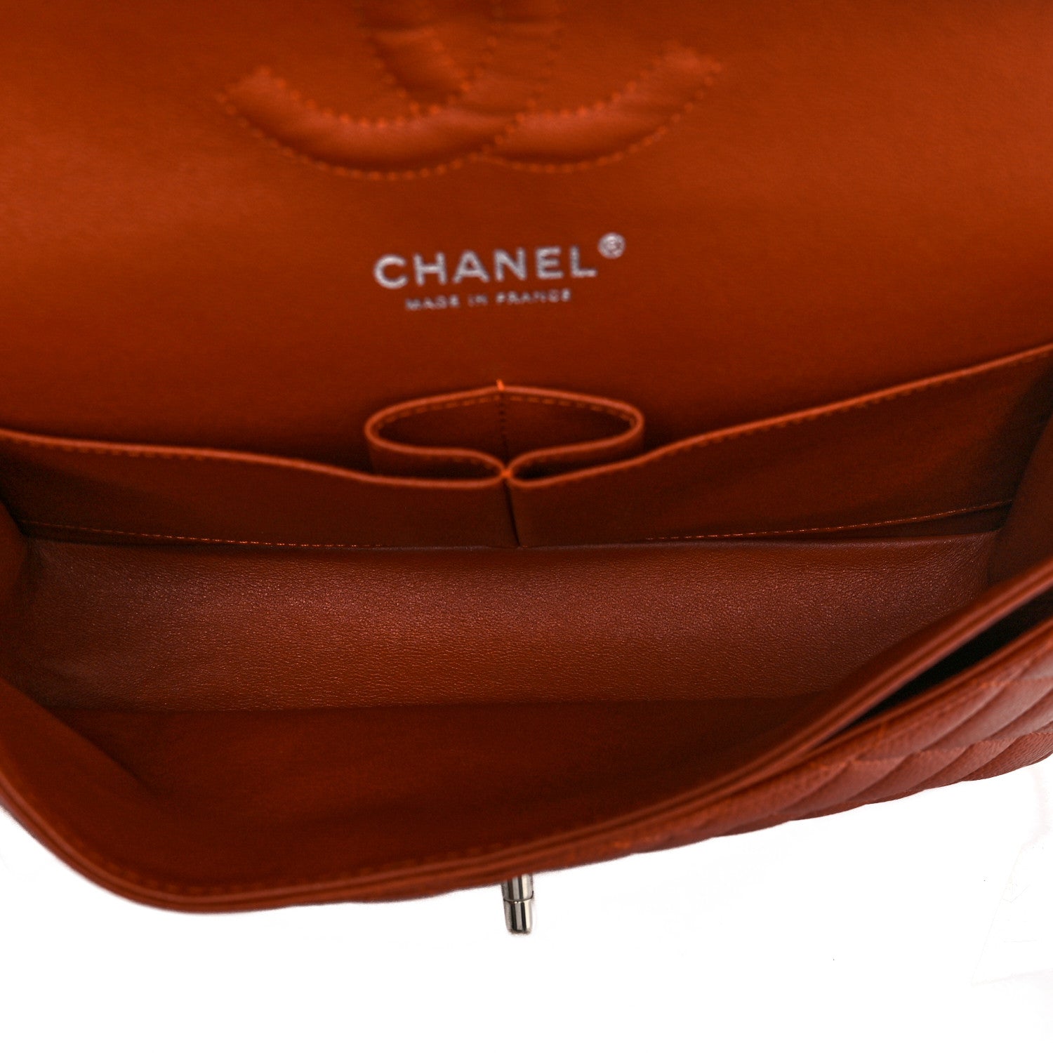 Chanel Caviar Quilted Medium Double Flap Red 5 of 10
