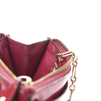 Louis Vuitton Vernis Key Pouch Rose Indien 8 of 11