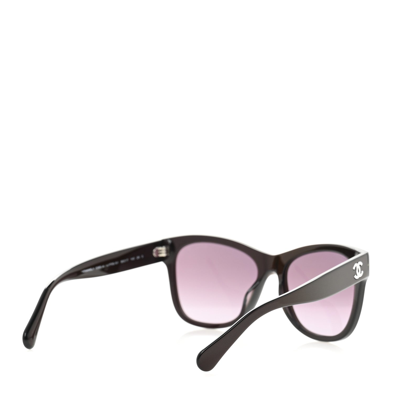 Chanel Acetate Polarized Square CC Sunglasses 5380 Purple 4 of 8