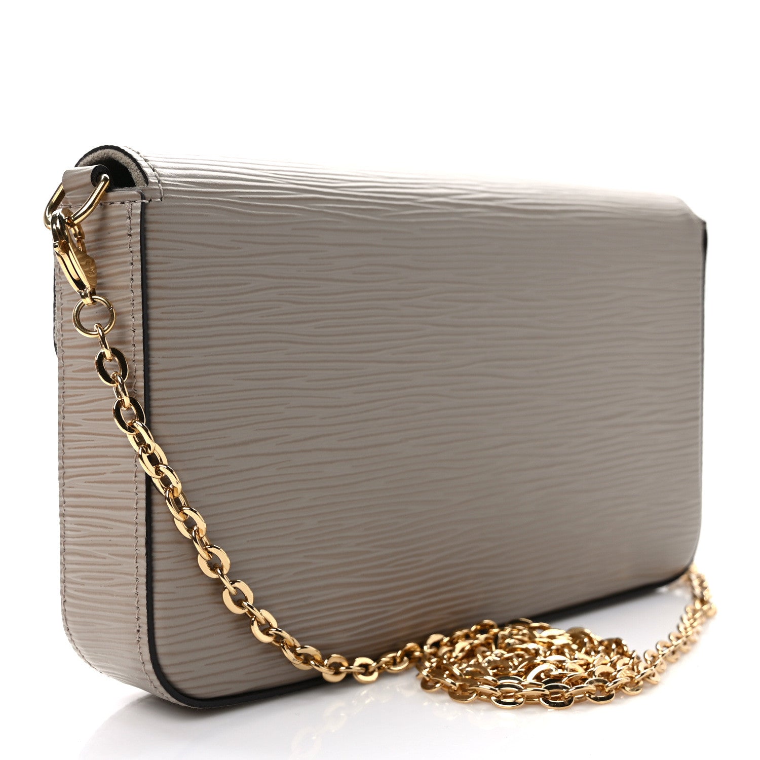 Louis Vuitton Epi Felicie Pochette Chain Wallet Galet 3 of 12