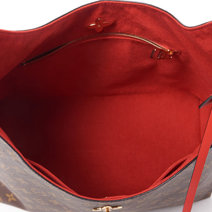 Louis Vuitton Monogram Flower Hobo Coquelicot 5 of 10