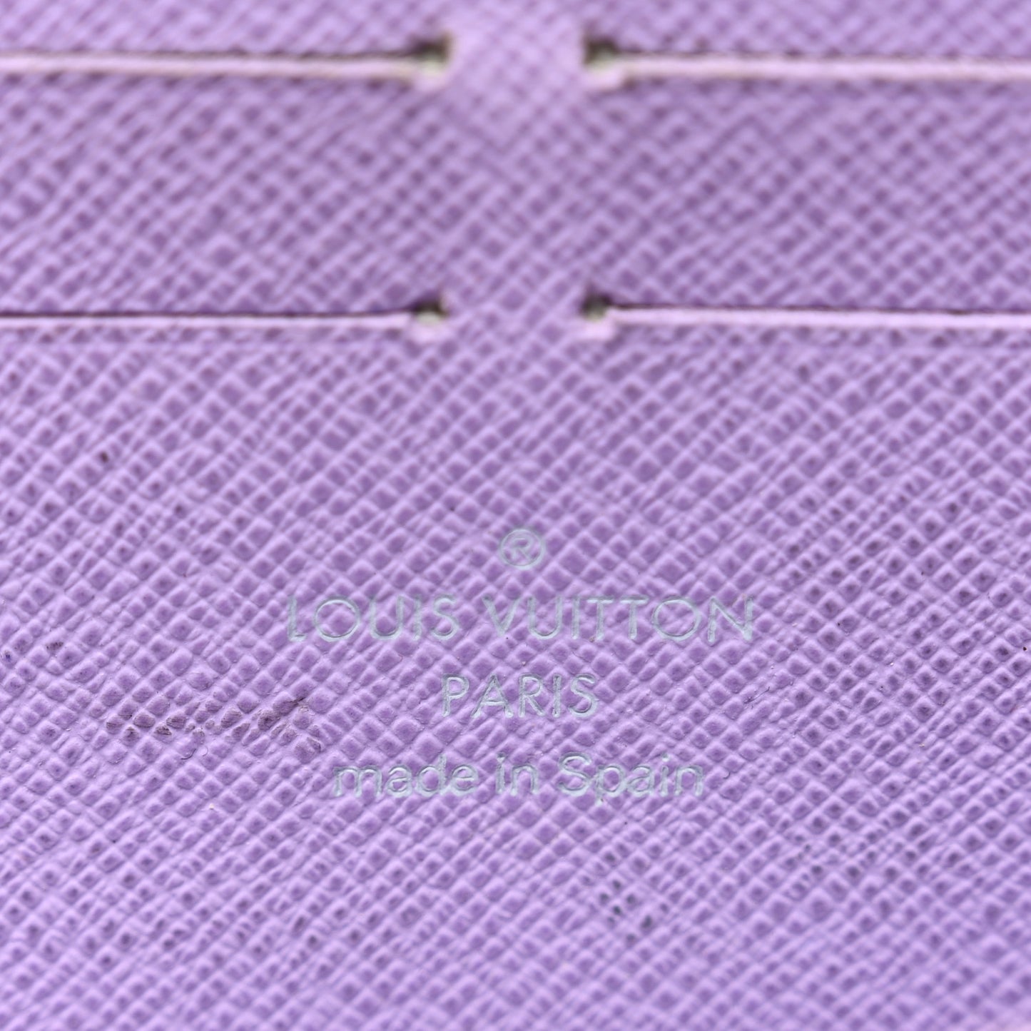 Monogram Multicolor Zippy Wallet Black Violet