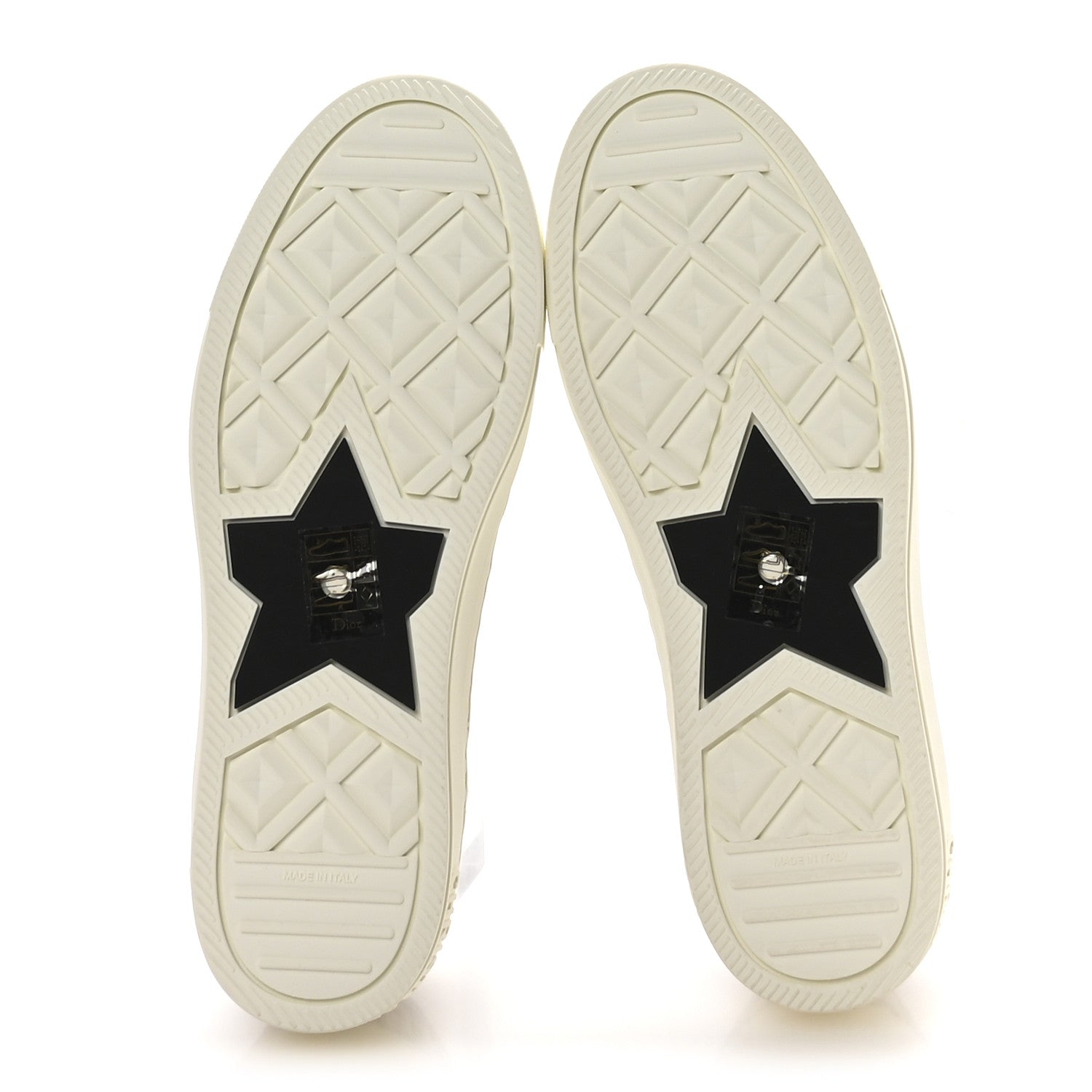 Christian Dior Canvas Oblique Walk'N'Dior Low Top Sneakers 37.5 Grey Stone 6 of 9