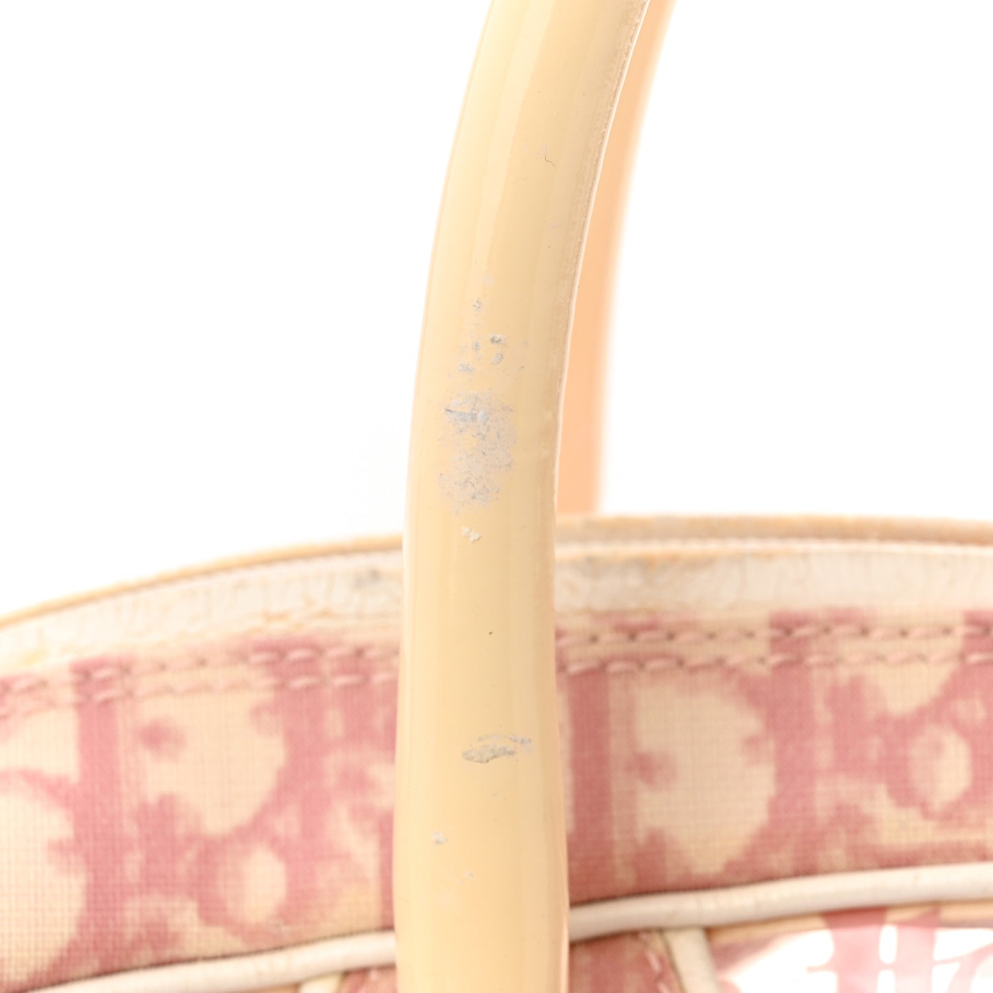 Monogram PVC Bowler Pink