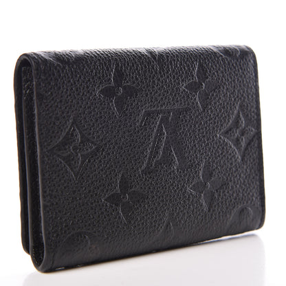 Louis Vuitton Empreinte Business Card Holder Black 3 of 8