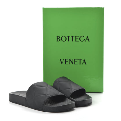 Bottega Veneta Rubber The Slider Sandals 39 Black 8 of 9