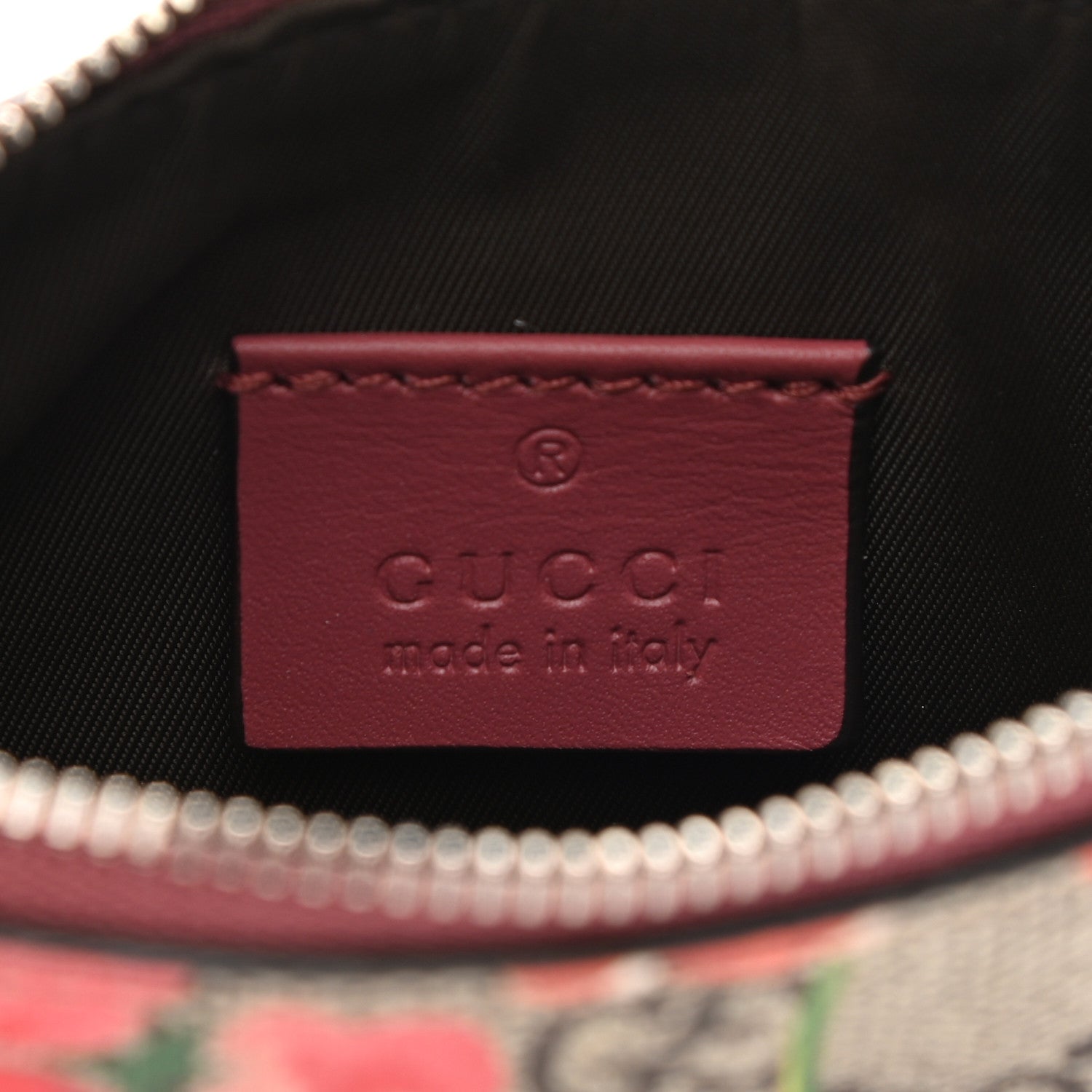 Gucci GG Supreme Monogram Blooms Mini Chain Bag Beige Multicolor Dry Rose 6 of 7